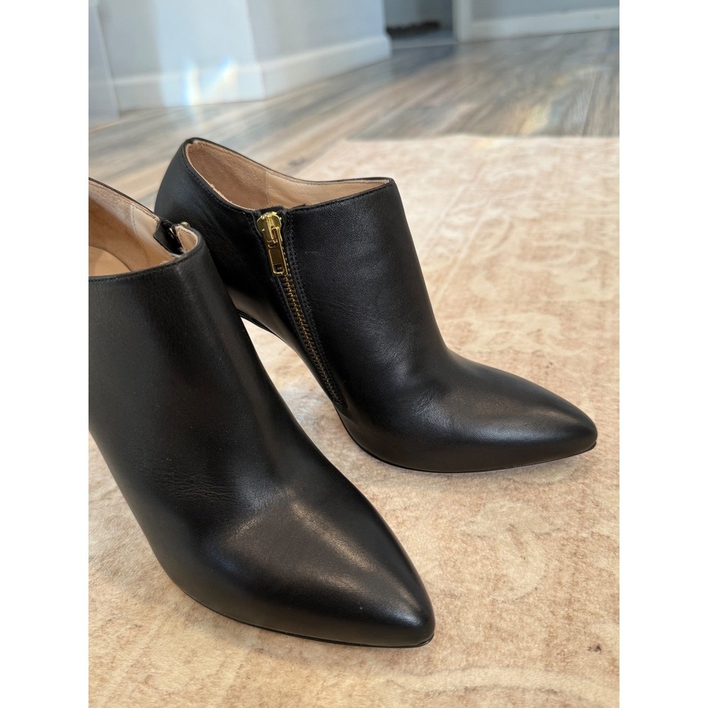 Butter‎ London Black Leather Stiletto Booties NIB - Picture 5 of 7